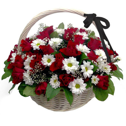 корзина квітів на похорон в Харкові