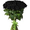 Фото товара 25 черных роз в Харькове