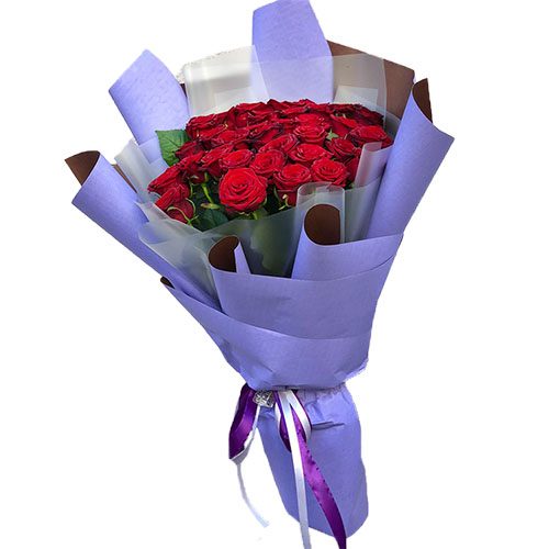 Фото товара 33 красные розы в Харькове