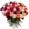 Фото товара Букет из 33 кремовых роз в Харькове