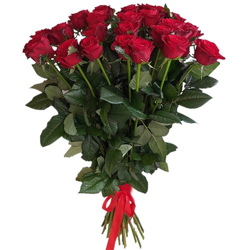 Фото товара 21 красная роза в Харькове