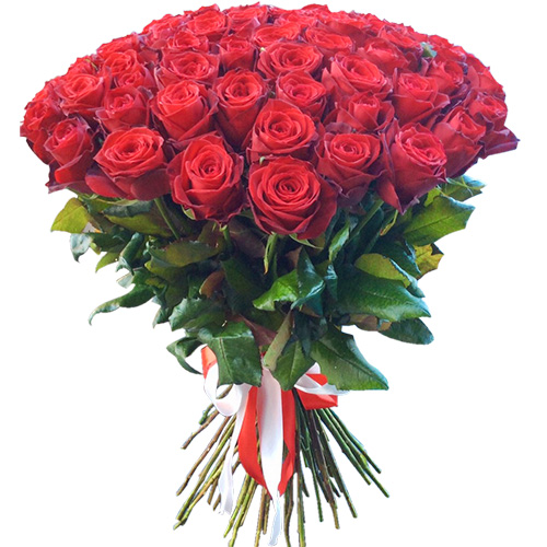 фото товара 51 красная роза | «Букетик Харьков»