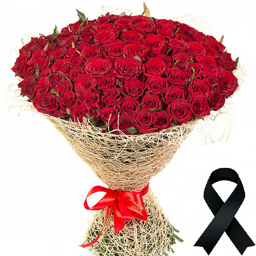 Фото товара 100 красных роз в Харькове