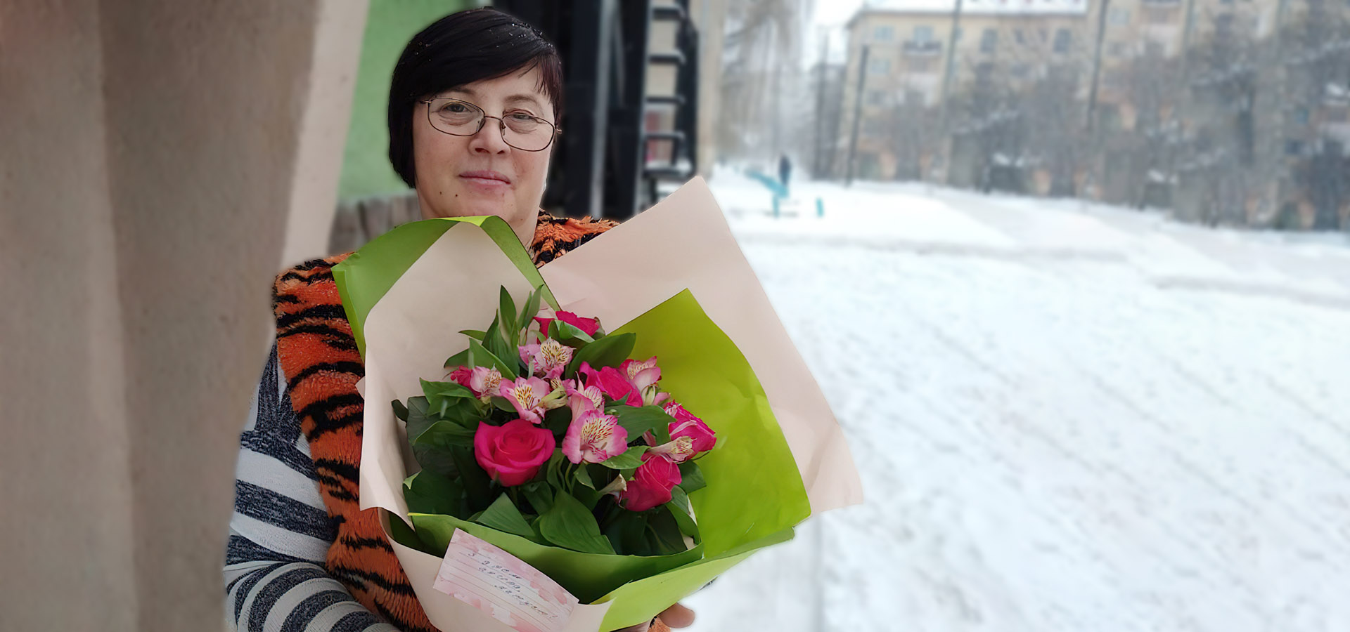 заказать цветы на Новый год в Харькове